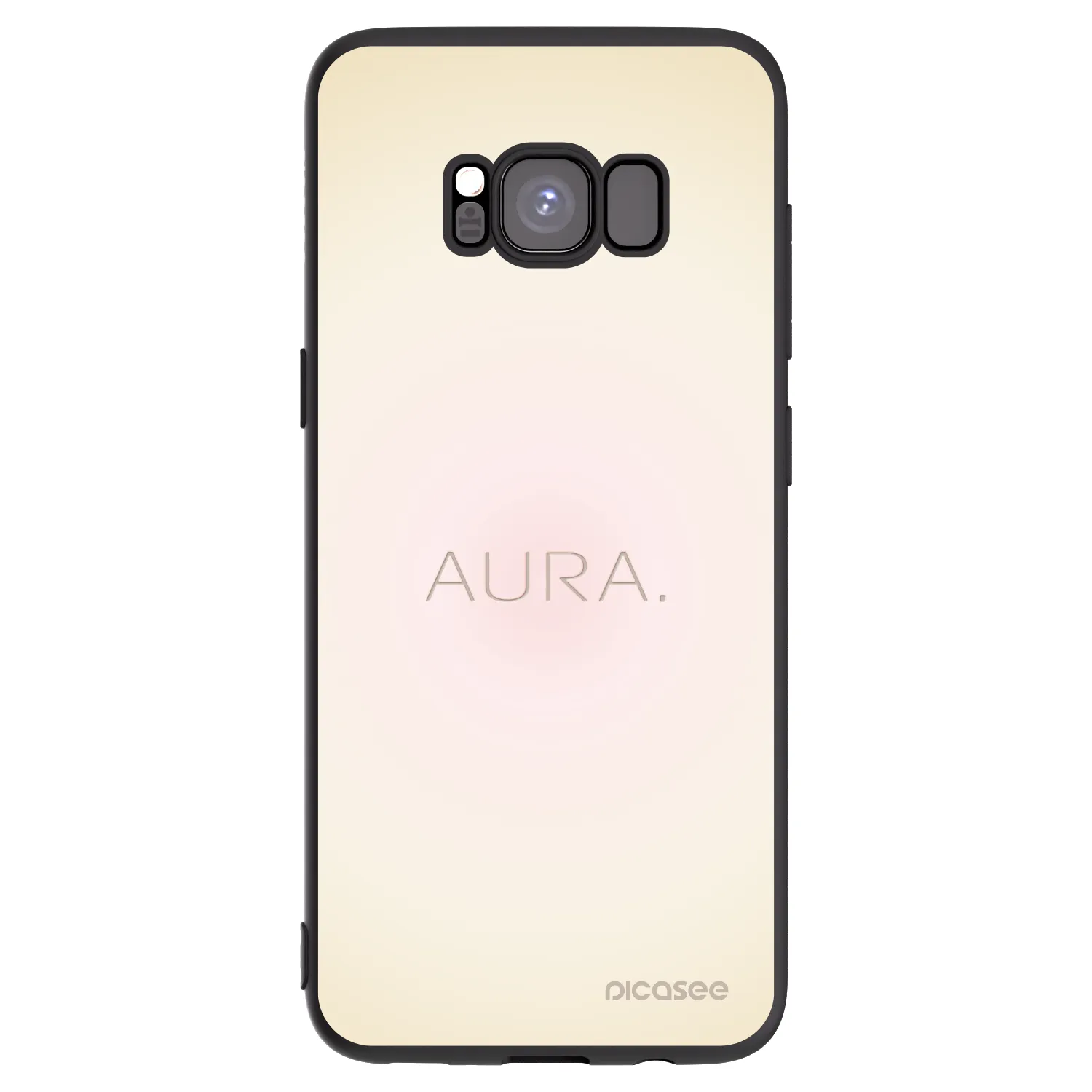 Picasee silikonski črni ovitek za Samsung Galaxy S8 G950F - Aura