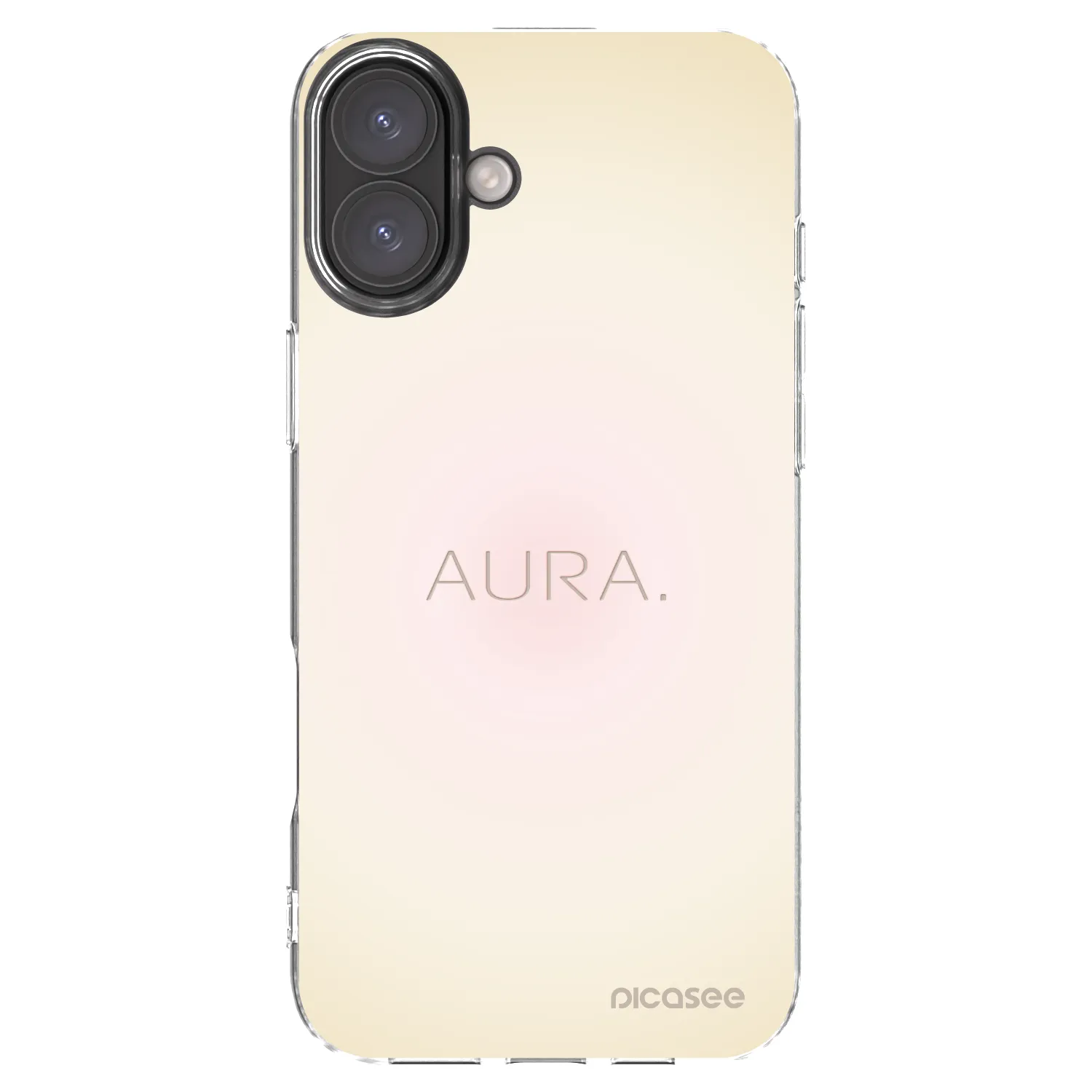 Picasee silikonski prozorni ovitek za Apple iPhone 16 Plus - Aura
