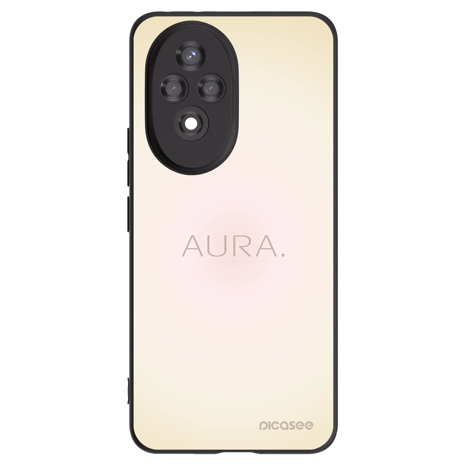 Picasee silikonski črni ovitek za Honor 200 5G - Aura