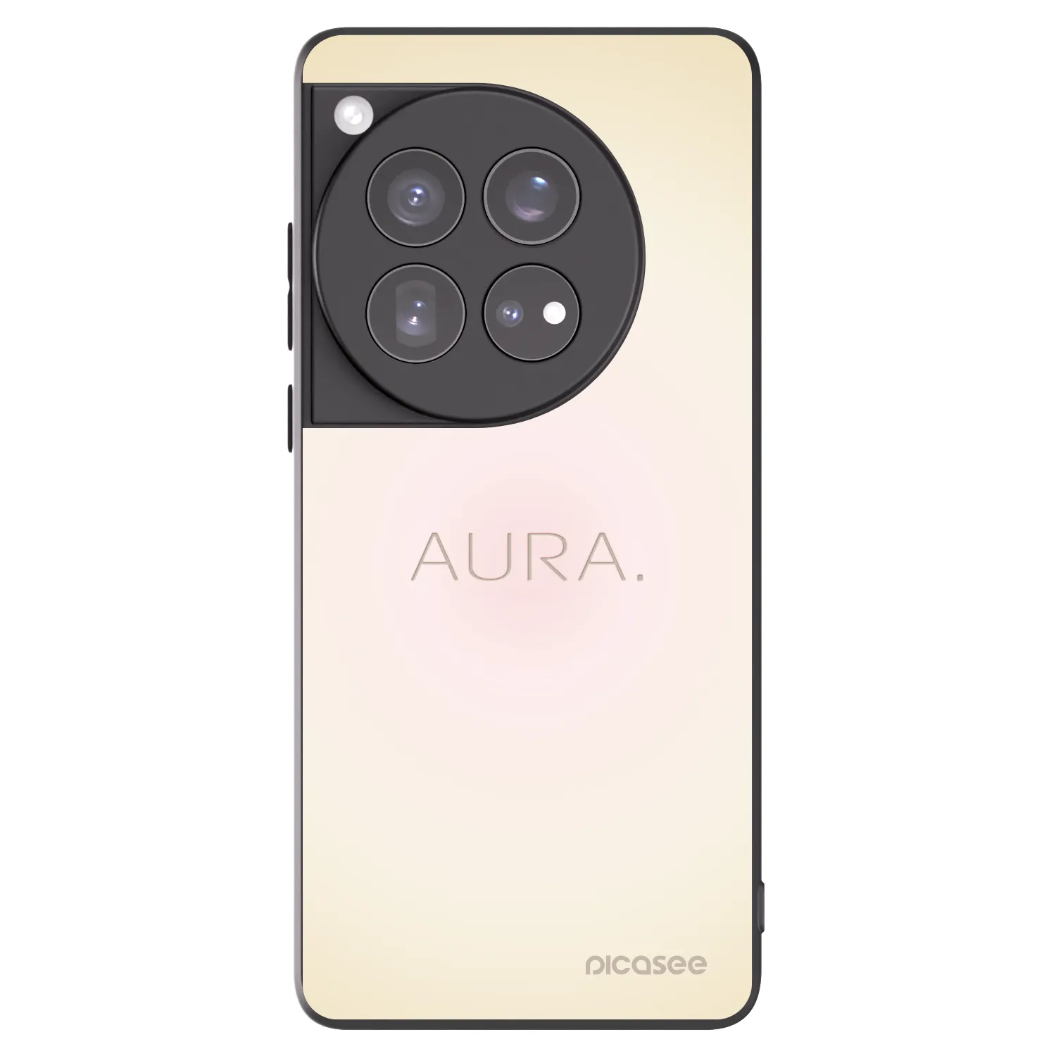 Picasee silikonski črni ovitek za OnePlus 12 5G - Aura