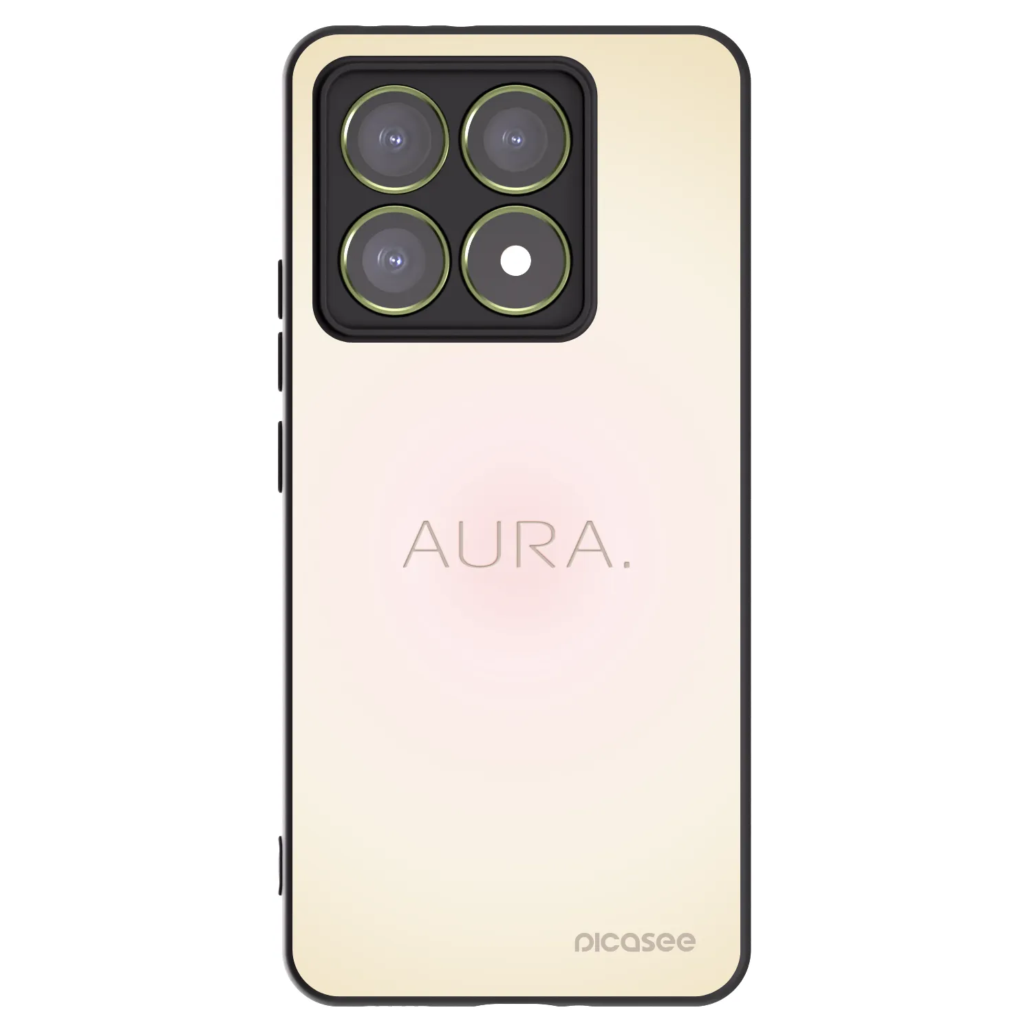 Picasee silikonski črni ovitek za Xiaomi 14T - Aura