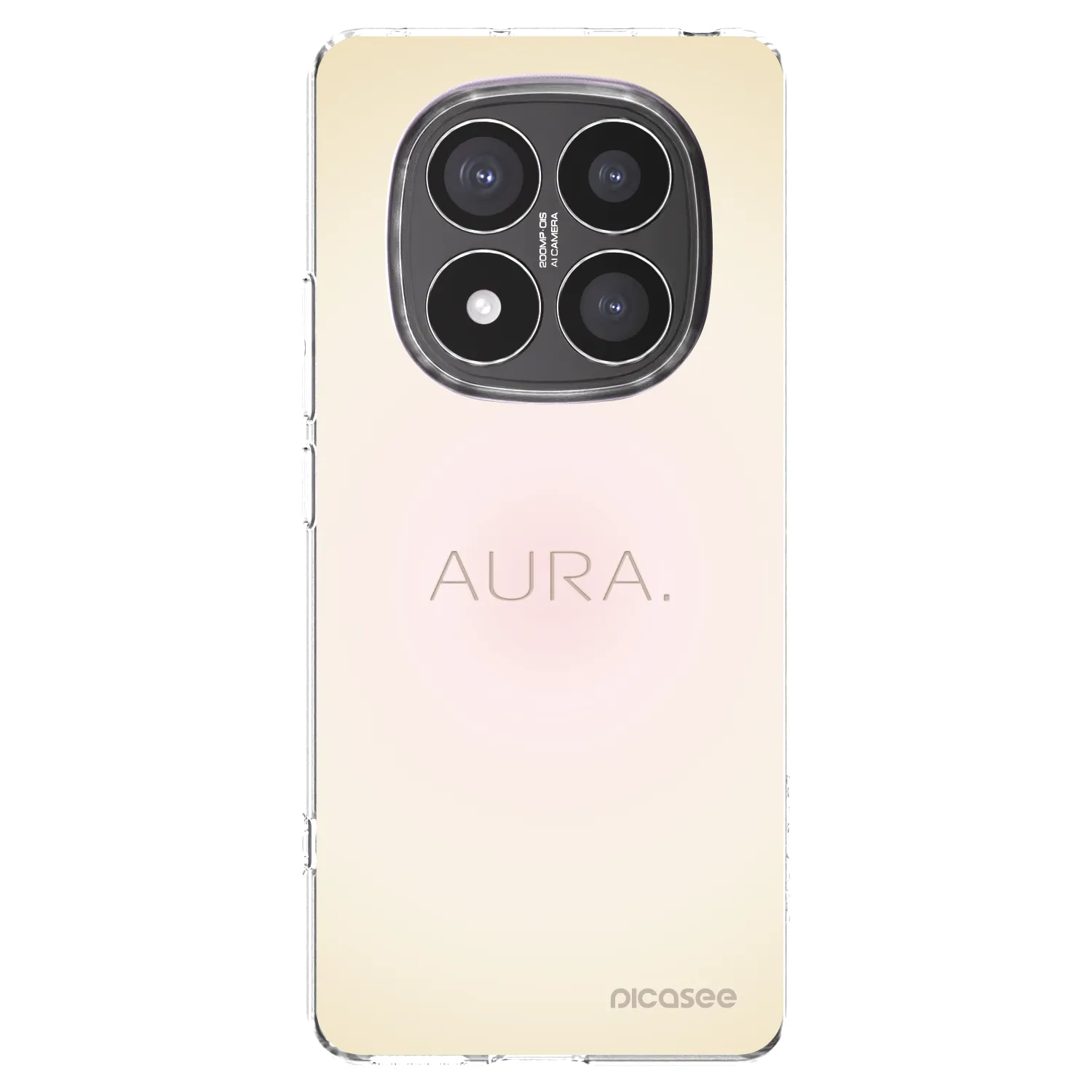 Picasee silikonski prozorni ovitek za Xiaomi Redmi Note 14 Pro+ 5G - Aura