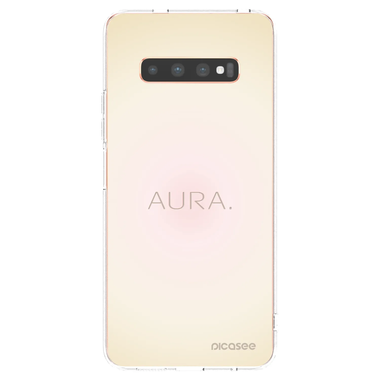 Picasee silikonski prozorni ovitek za Samsung Galaxy S10 Plus G975 - Aura