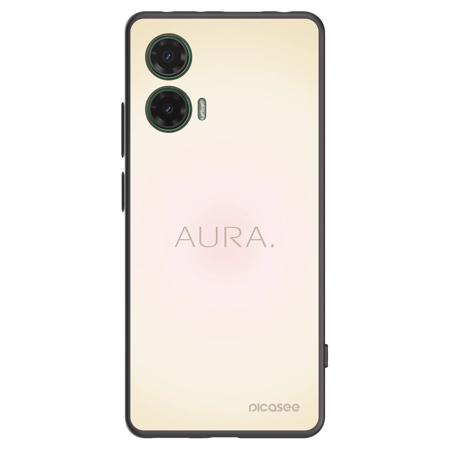 Picasee silikonski črni ovitek za Motorola Moto G35 5G - Aura