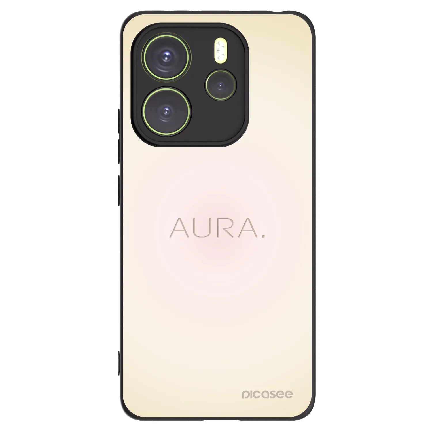 Picasee silikonski črni ovitek za Xiaomi Redmi Note 14 4G - Aura