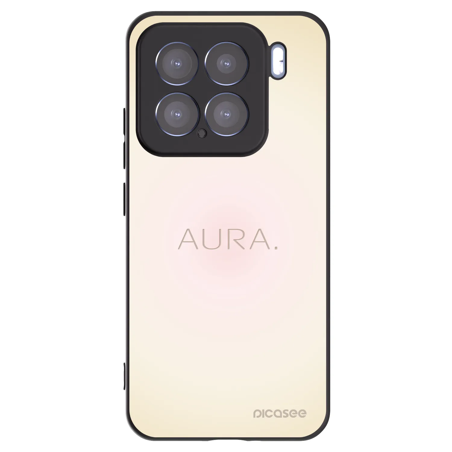 Picasee silikonski črni ovitek za Xiaomi 15 - Aura