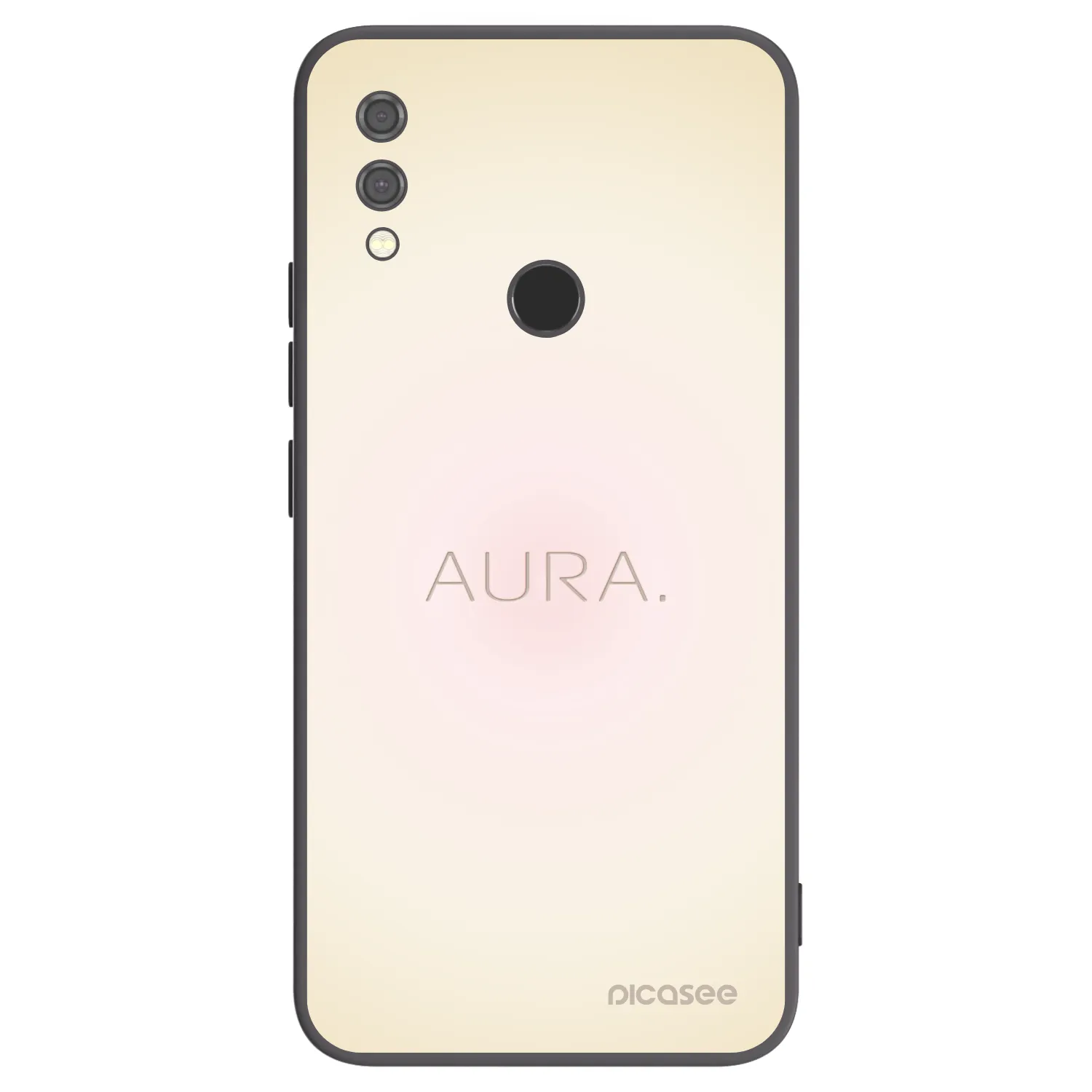 Picasee silikonski črni ovitek za Xiaomi Redmi Note 7 - Aura