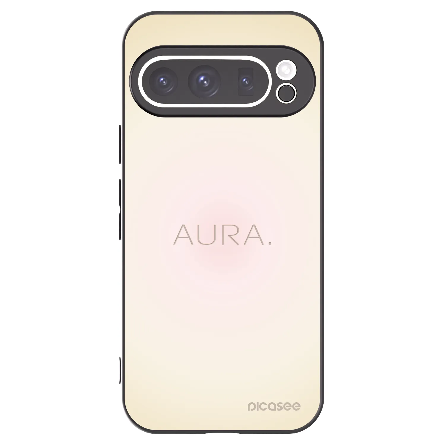 Picasee silikonski črni ovitek za Google Pixel 9 Pro - Aura