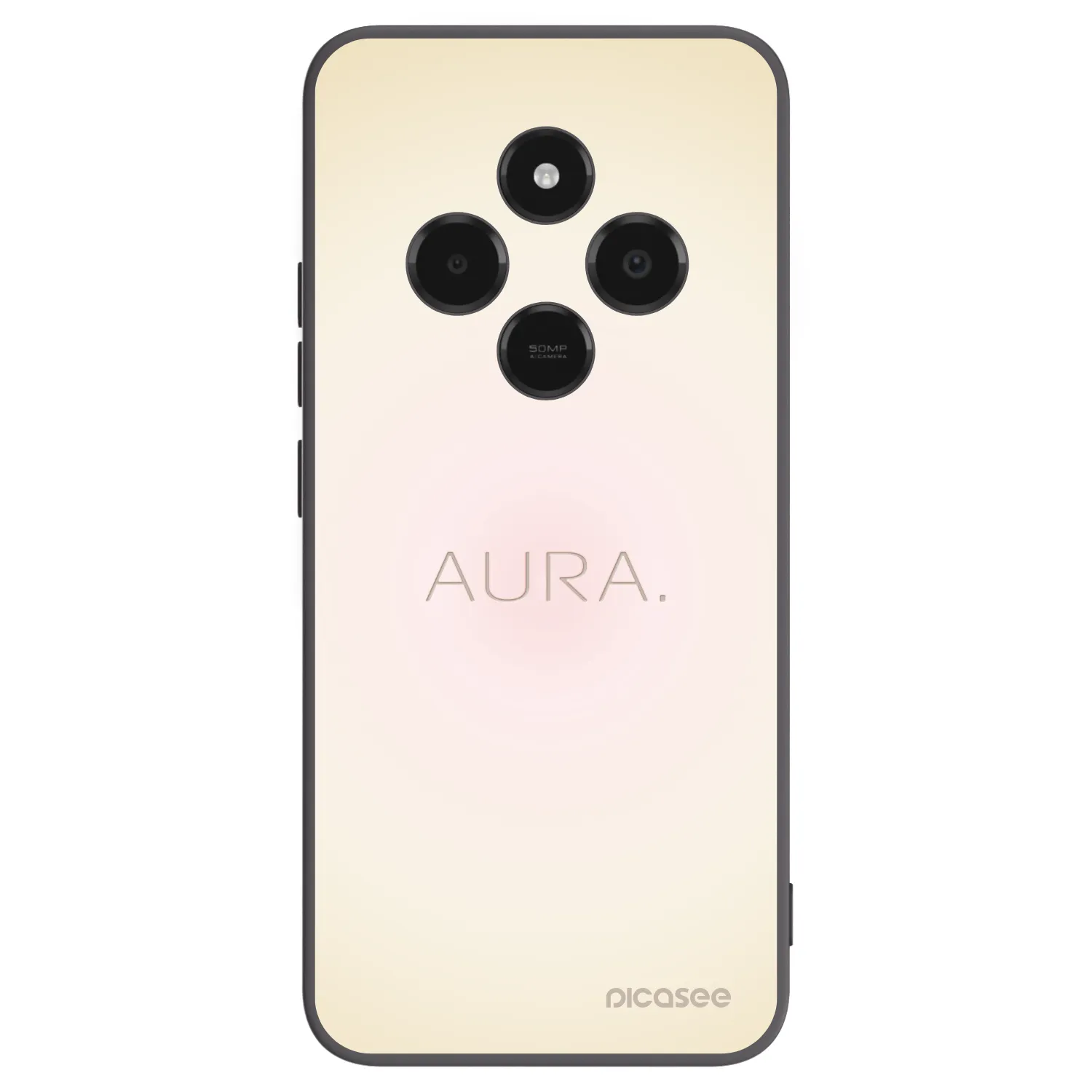 Picasee silikonski črni ovitek za Xiaomi Poco C75 - Aura