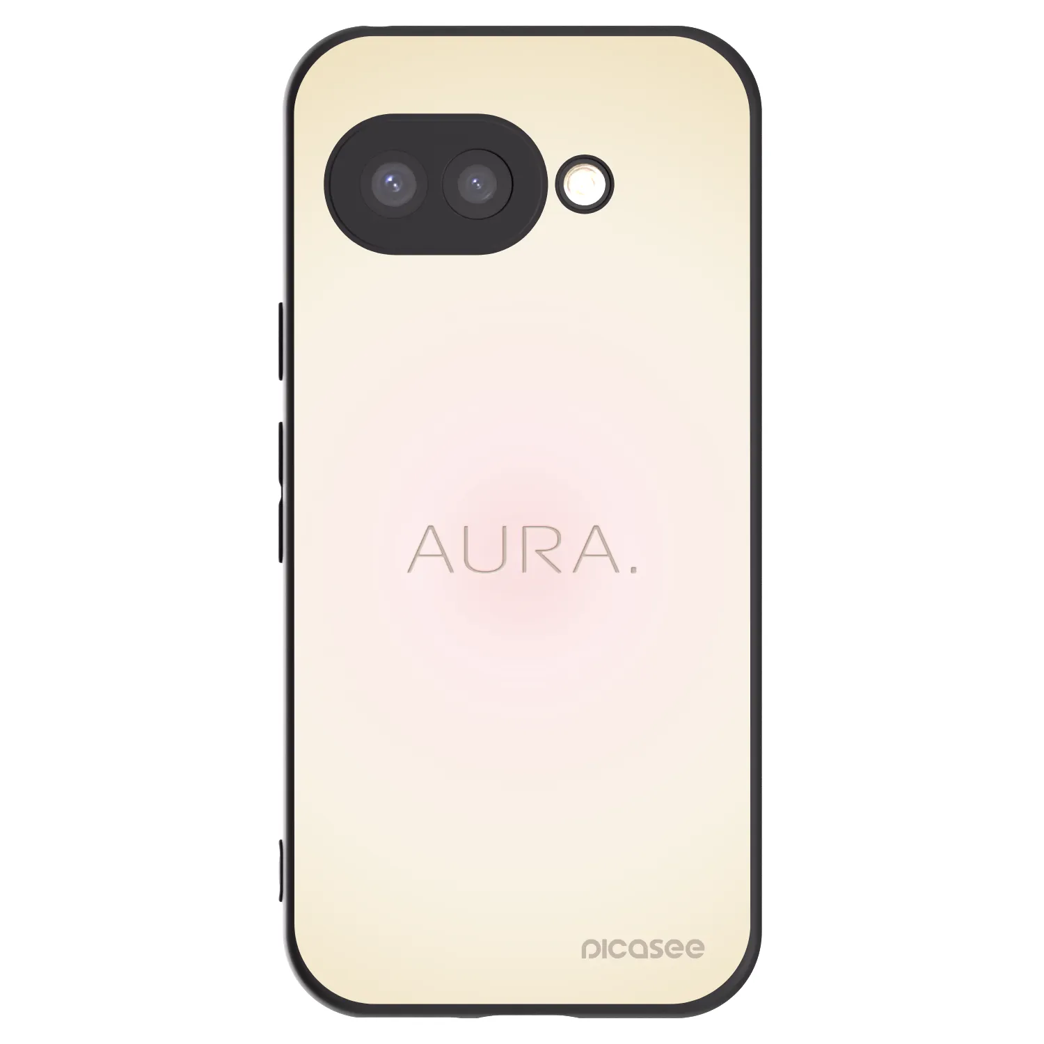 Picasee silikonski črni ovitek za Google Pixel 9a - Aura