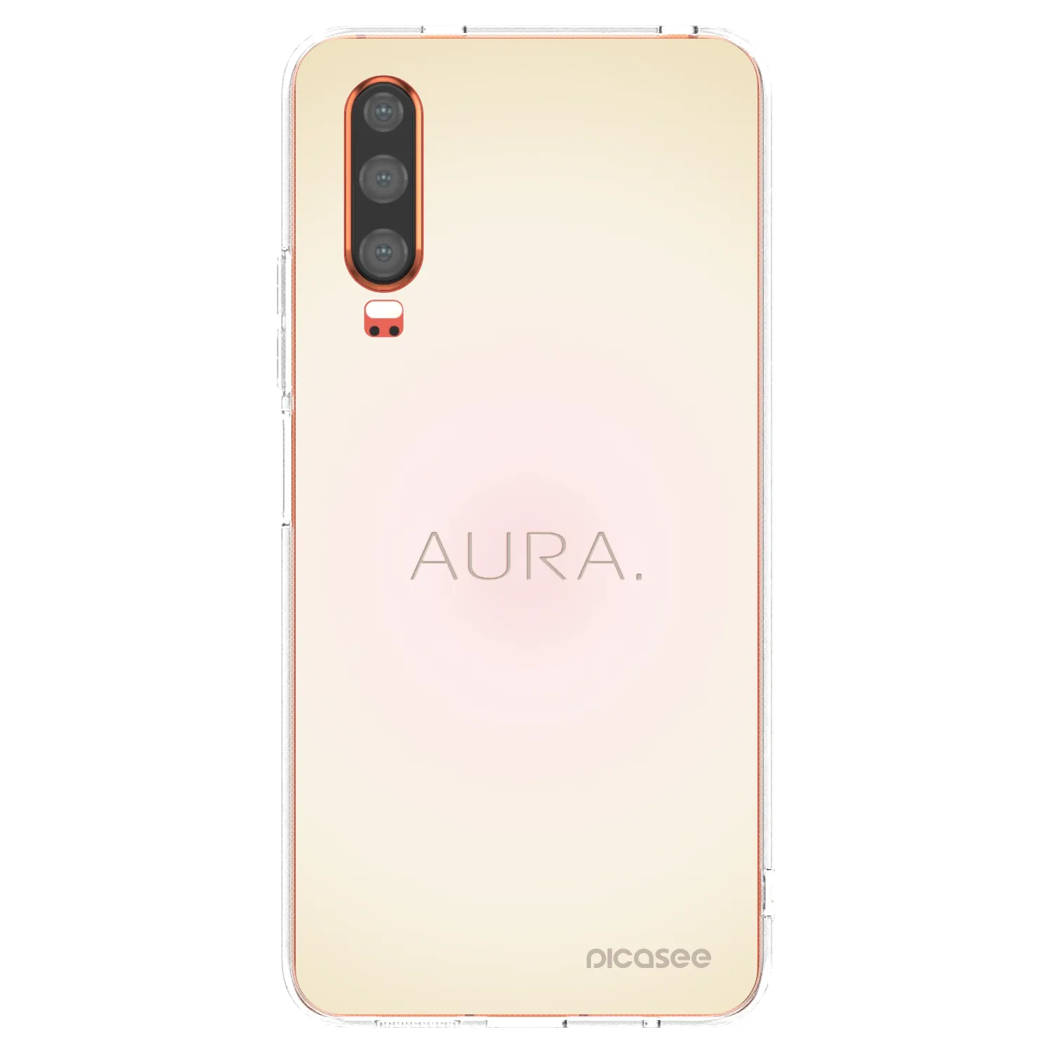 Picasee silikonski prozorni ovitek za Huawei P30 - Aura