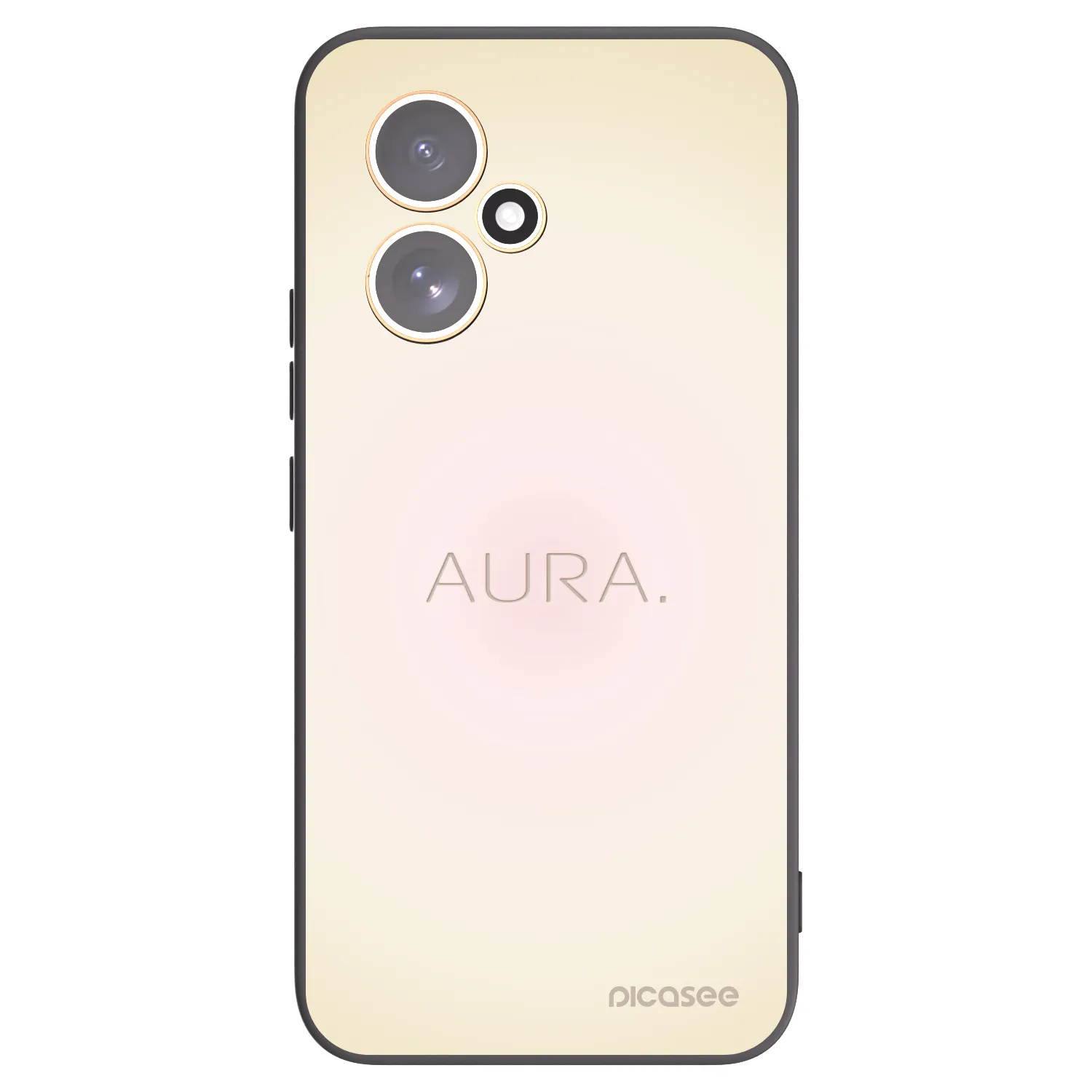 Picasee silikonski črni ovitek za Honor 400 5G - Aura