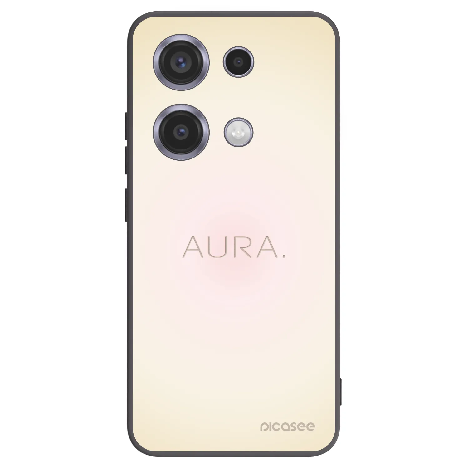 Picasee silikonski črni ovitek za Xiaomi Redmi Note 14S - Aura