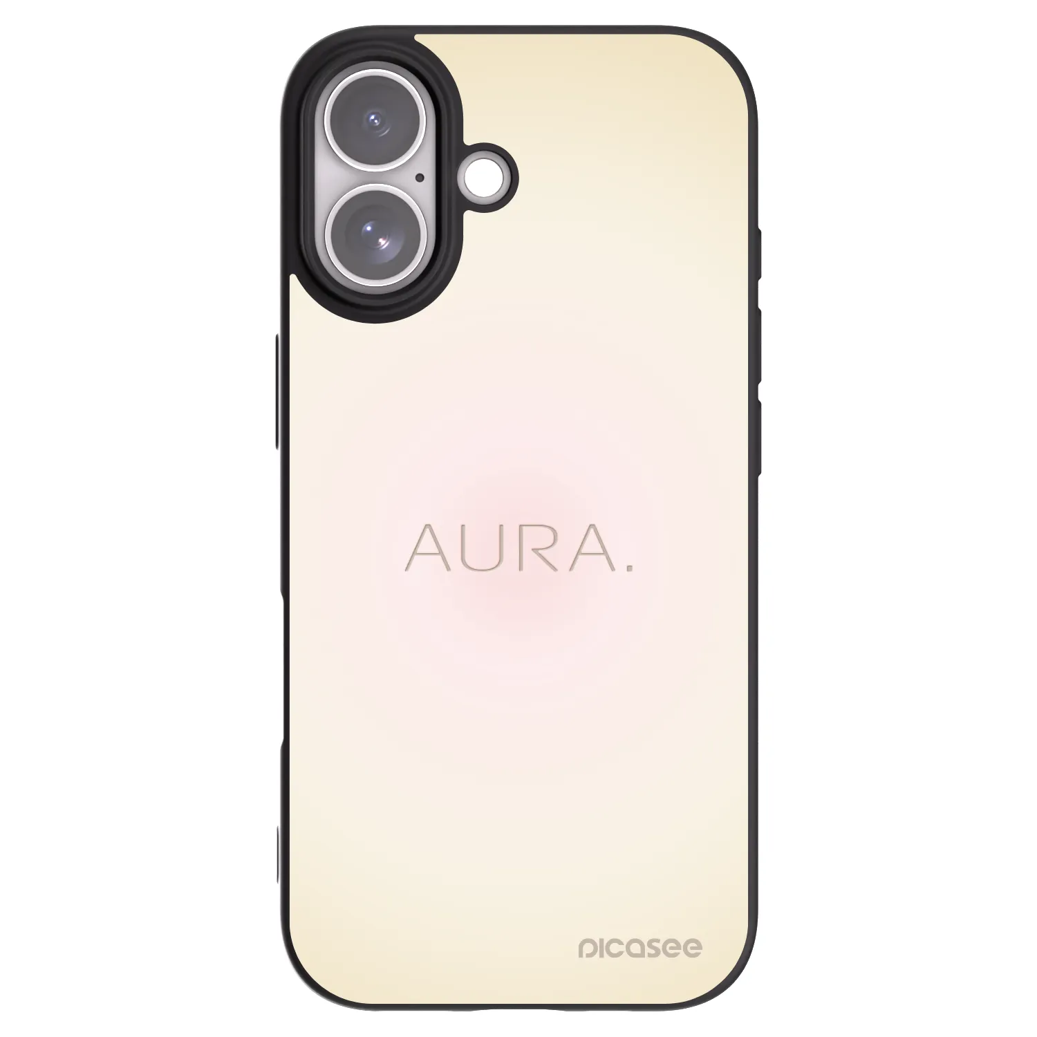 Picasee silikonski črni ovitek za Apple iPhone 17 - Aura