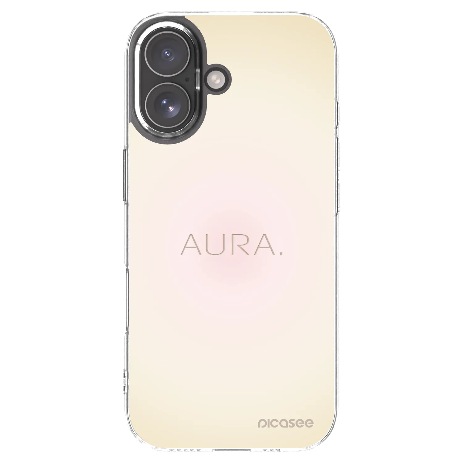 Picasee silikonski prozorni ovitek za Apple iPhone 17 - Aura