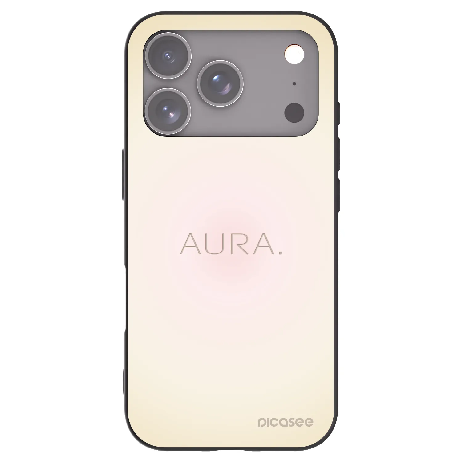 Picasee silikonski črni ovitek za Apple iPhone 17 Pro - Aura