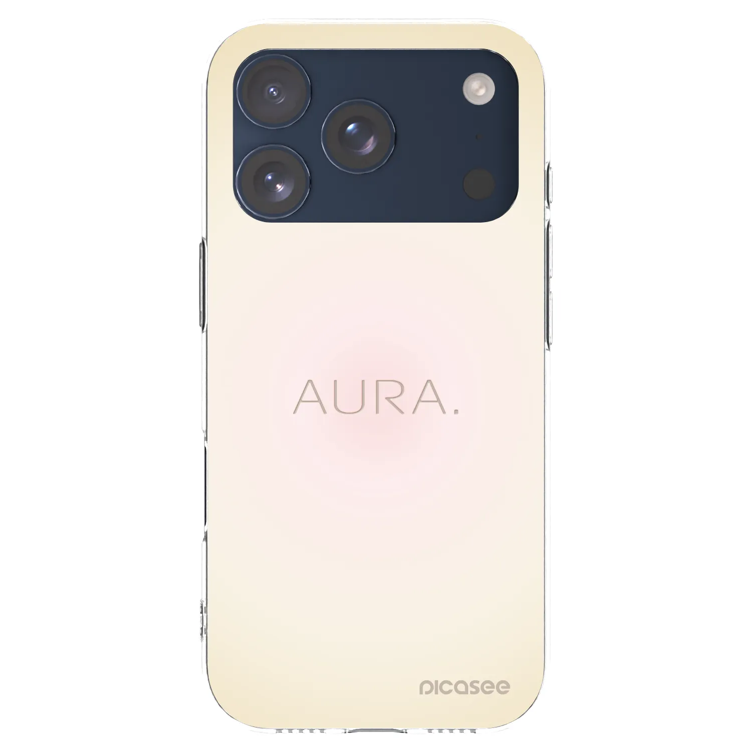 Picasee silikonski prozorni ovitek za Apple iPhone 17 Pro - Aura