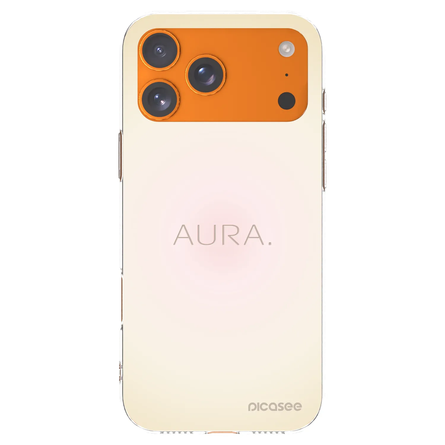 Picasee silikonski prozorni ovitek za Apple iPhone 17 Pro Max - Aura