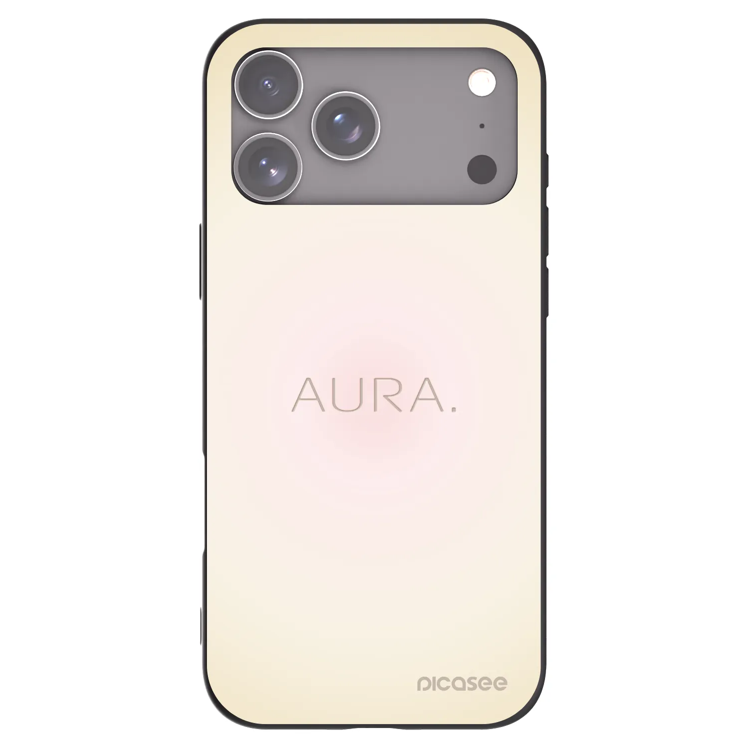 Picasee silikonski črni ovitek za Apple iPhone 17 Pro Max - Aura