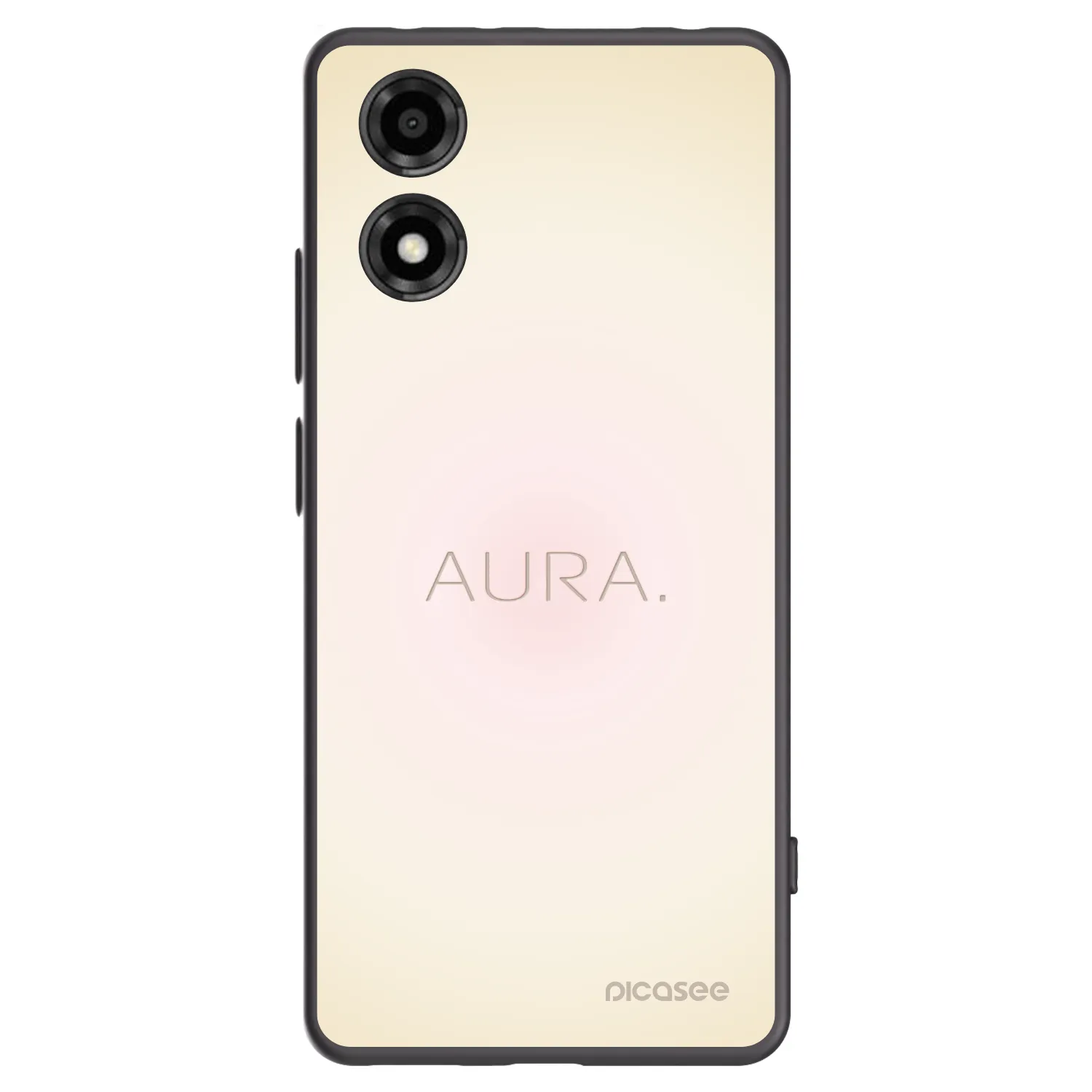 Picasee silikonski črni ovitek za Motorola Moto E14 - Aura