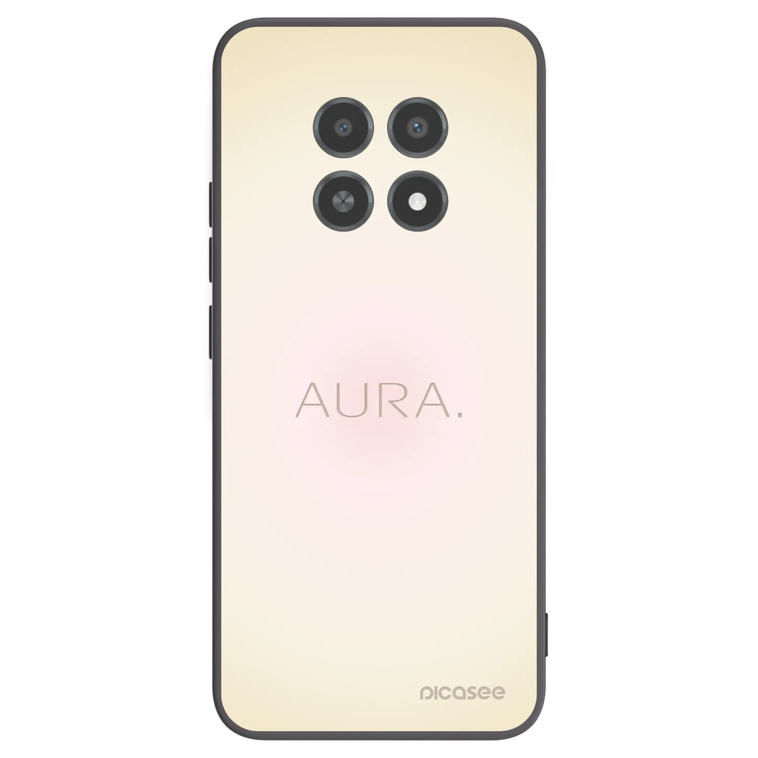 Picasee silikonski črni ovitek za Realme 12X - Aura