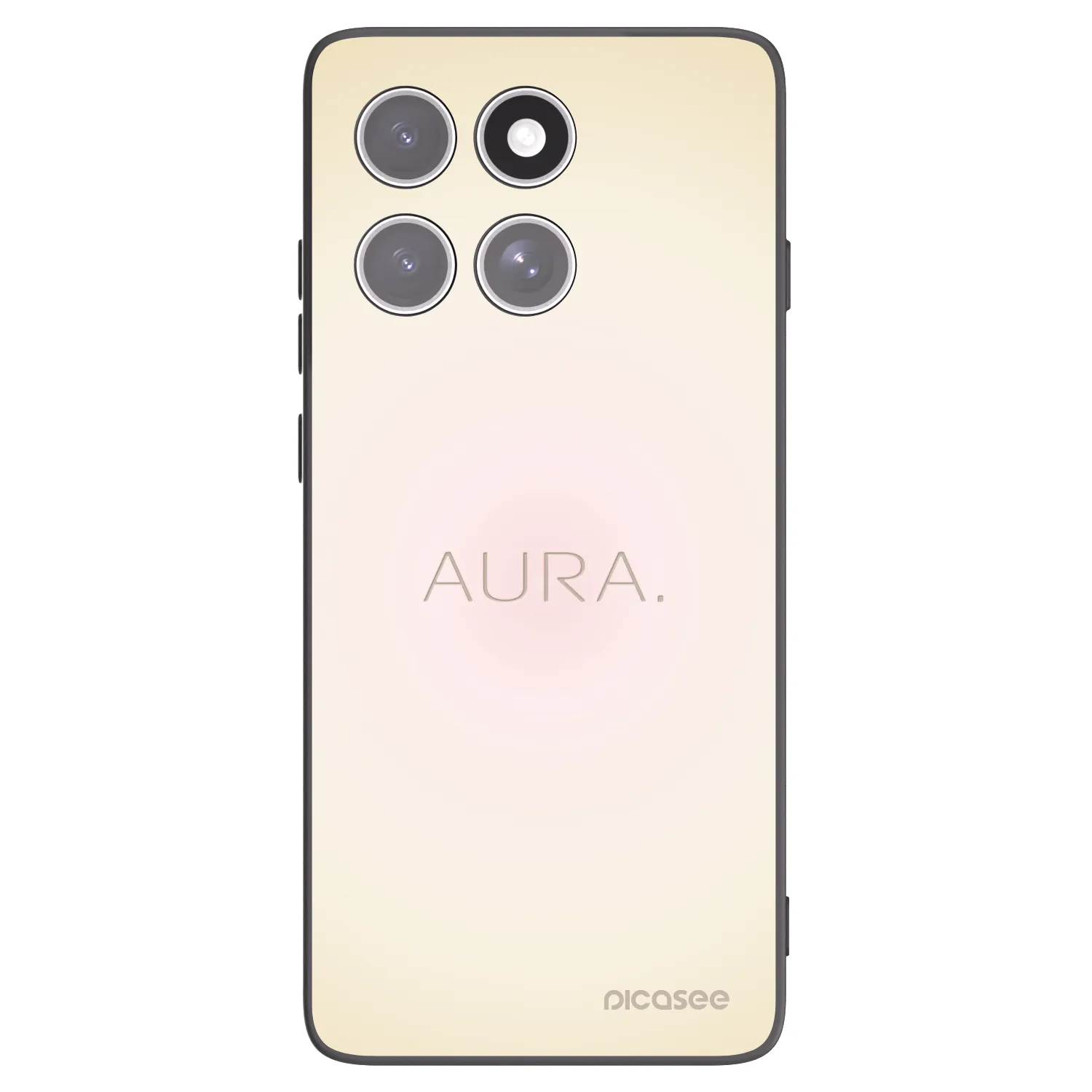 Picasee silikonski črni ovitek za Motorola Edge 60 Pro - Aura