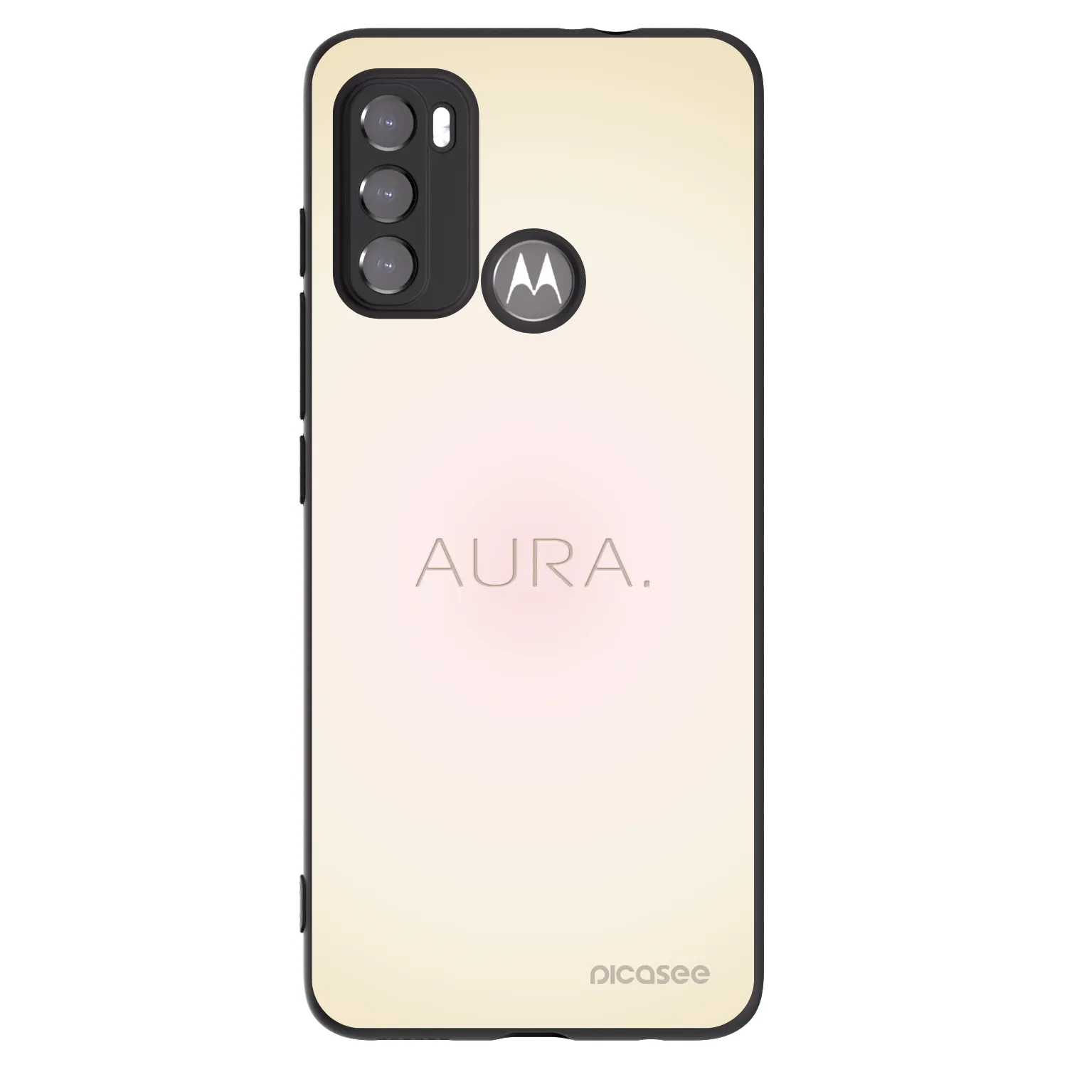 Picasee silikonski črni ovitek za Motorola Edge 60 5G - Aura