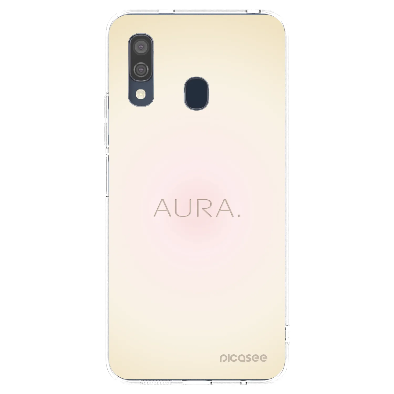 Picasee silikonski prozorni ovitek za Samsung Galaxy A40 A405F - Aura