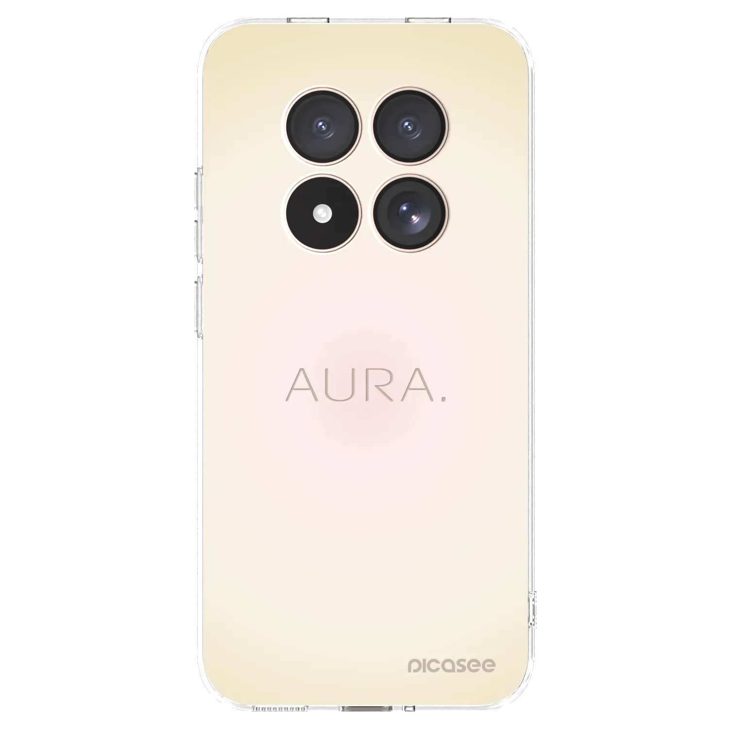 Picasee silikonski prozorni ovitek za Xiaomi Redmi Note 15 Pro 4G - Aura