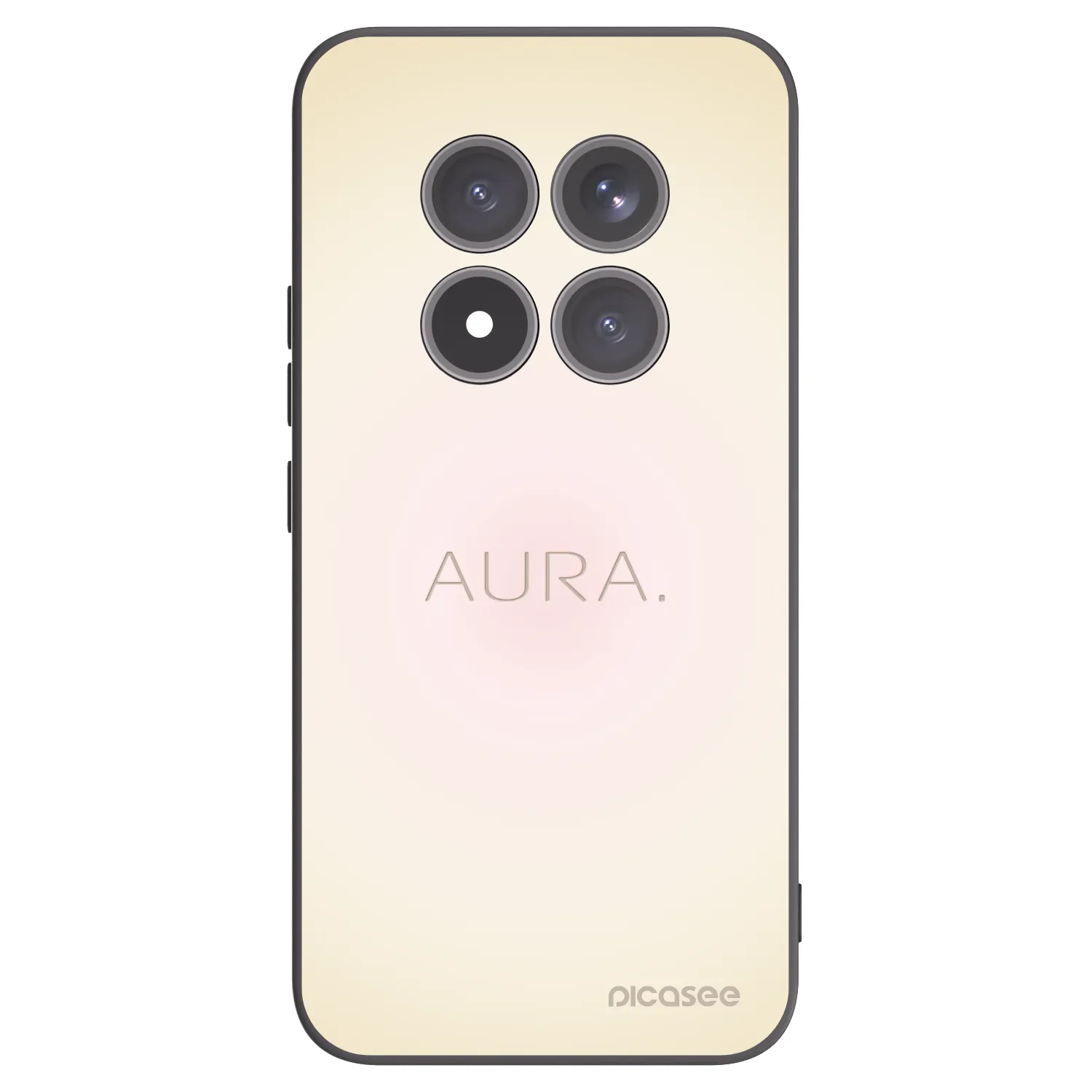 Picasee silikonski črni ovitek za Xiaomi Redmi Note 15 Pro+ - Aura