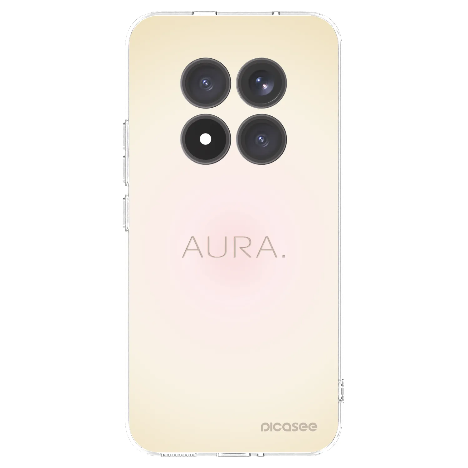Picasee silikonski prozorni ovitek za Xiaomi Redmi Note 15 Pro+ - Aura