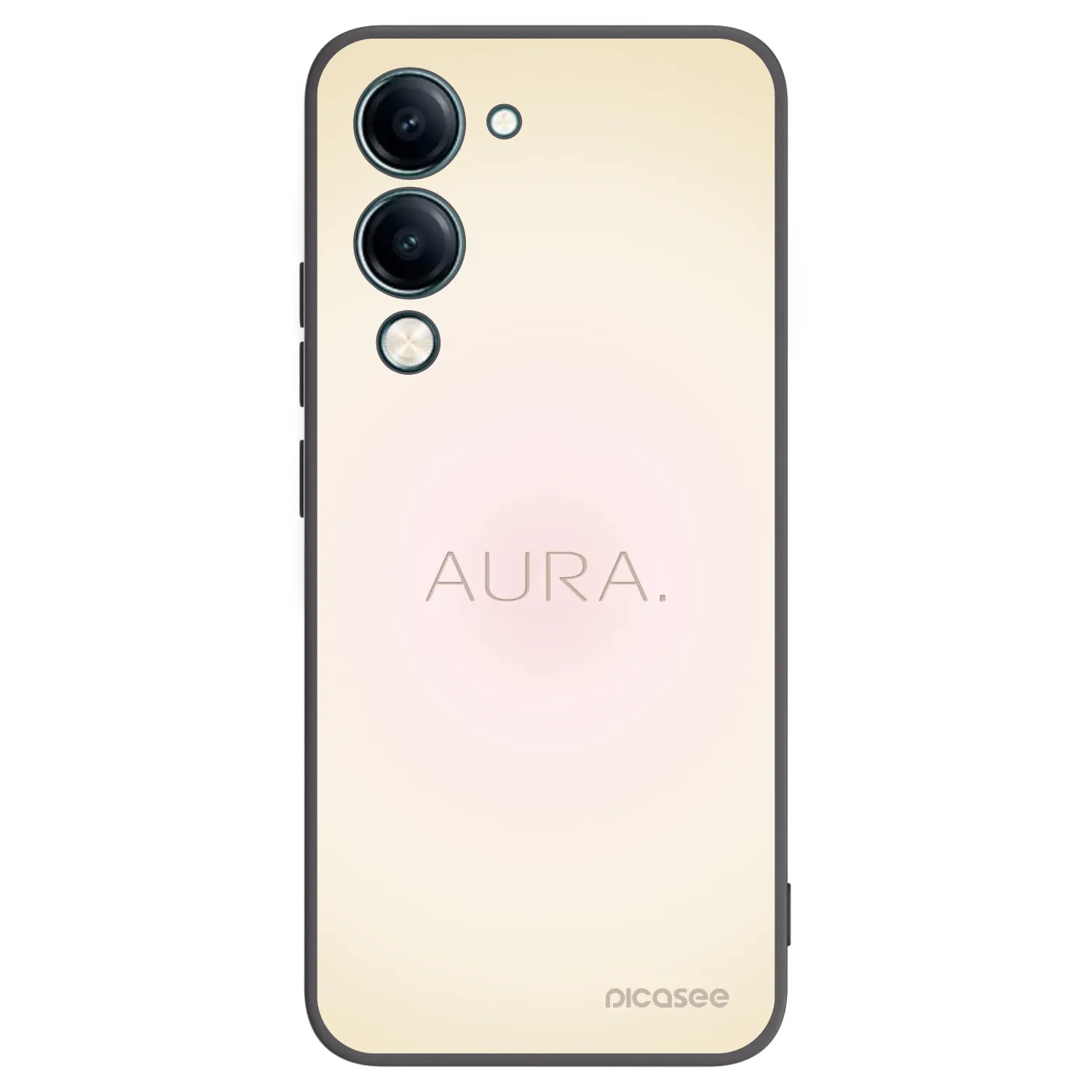 Picasee silikonski črni ovitek za Vivo Y29s 5G - Aura