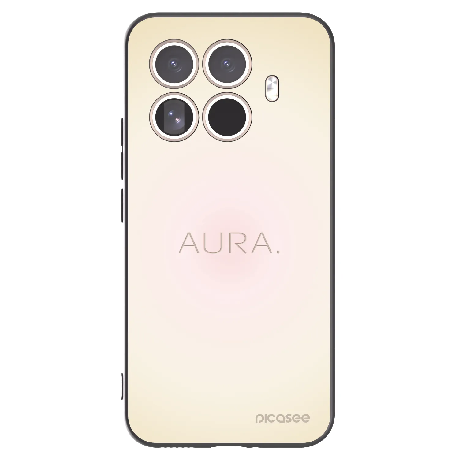 Picasee silikonski črni ovitek za Xiaomi 15T Pro - Aura