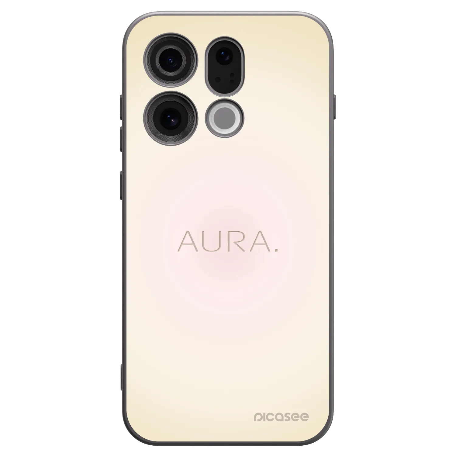 Picasee silikonski črni ovitek za OPPO Find X9 - Aura