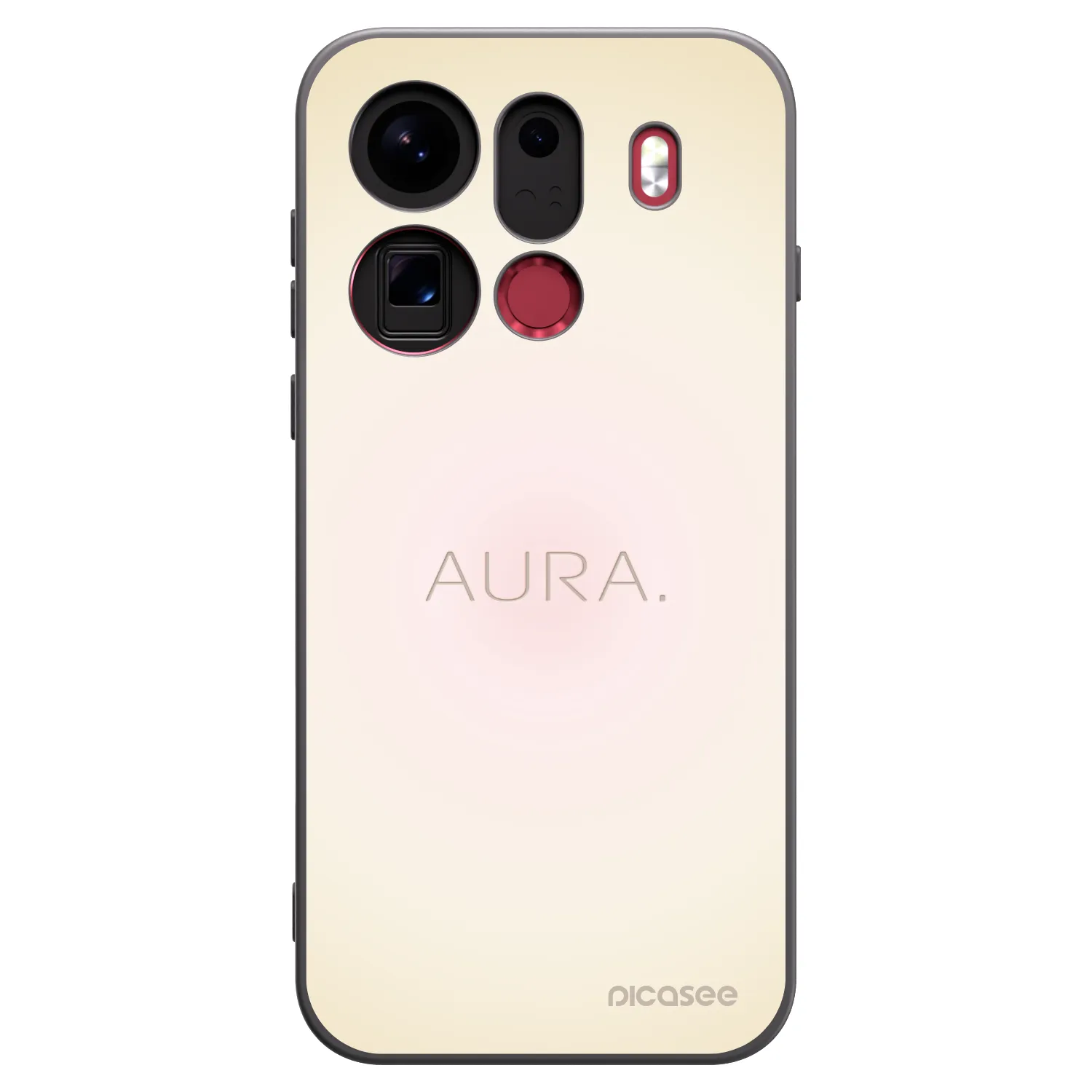 Picasee silikonski črni ovitek za OPPO Find X9 Pro - Aura