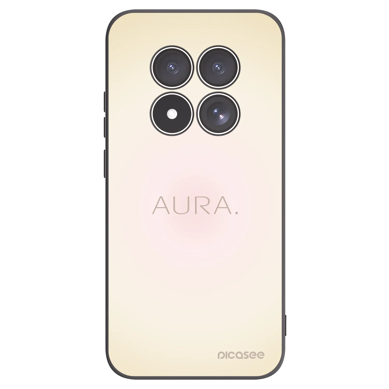 Picasee silikonski črni ovitek za Xiaomi Redmi Note 15 Pro 5G - Aura