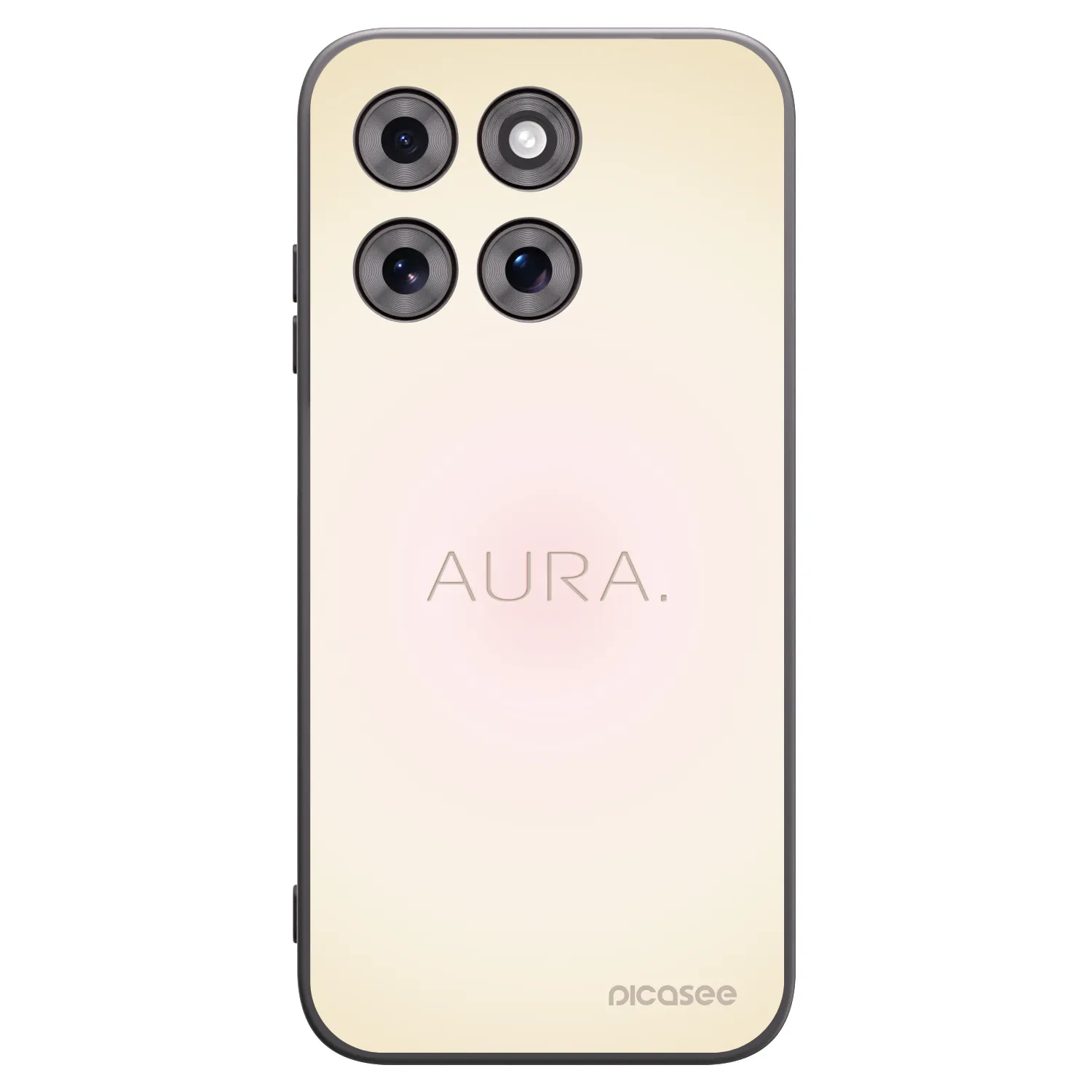 Picasee silikonski črni ovitek za Motorola Moto G77 - Aura