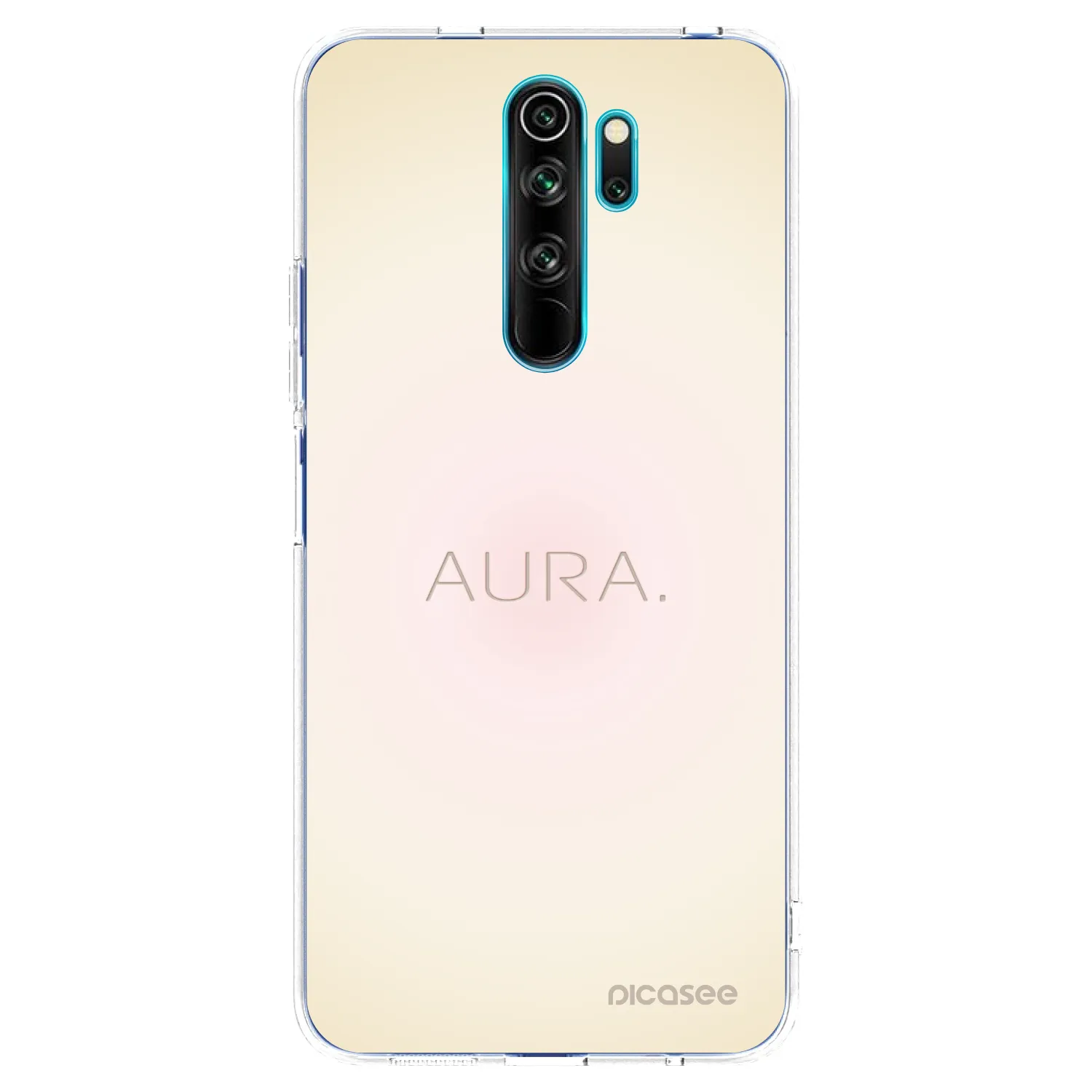 Picasee silikonski prozorni ovitek za Xiaomi Redmi Note 8 Pro - Aura