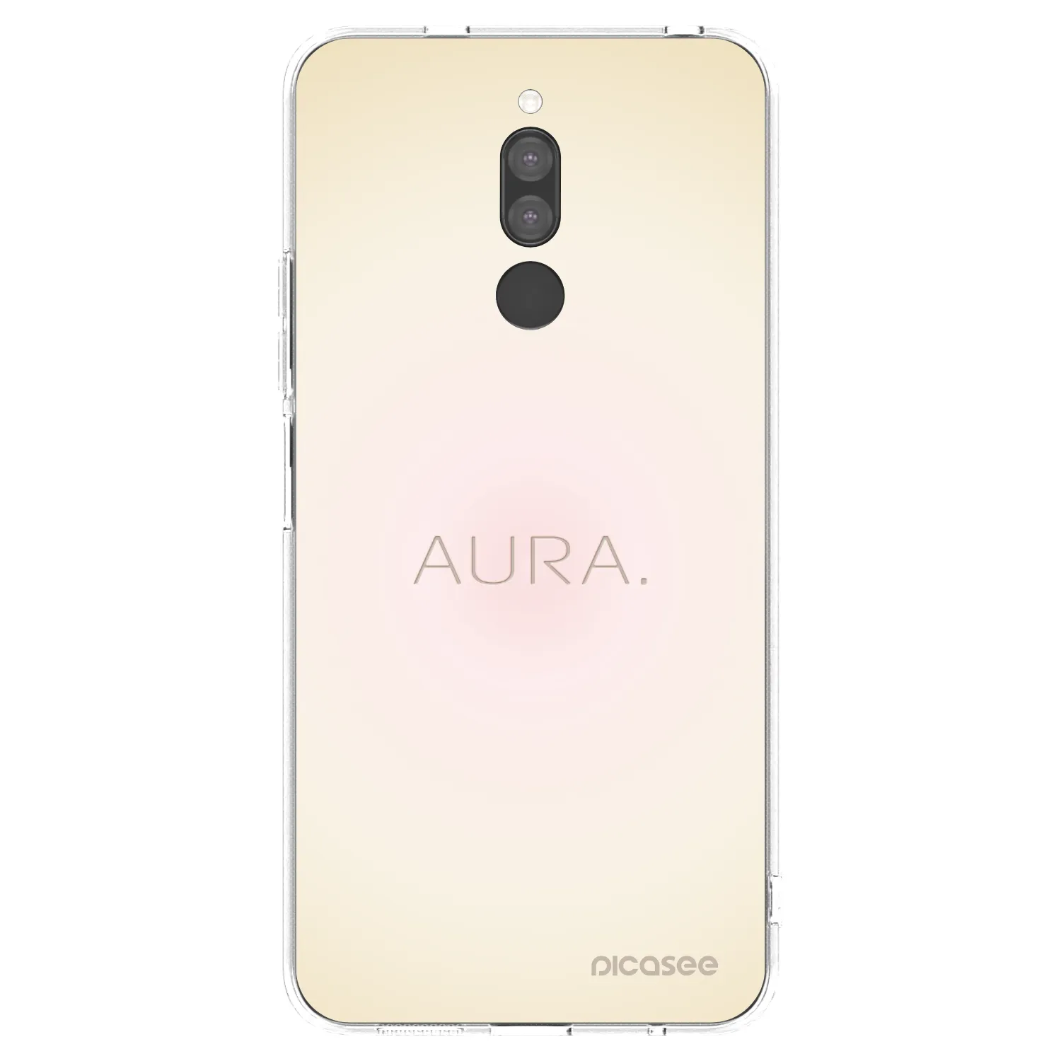 Picasee silikonski prozorni ovitek za Xiaomi Redmi 8 - Aura