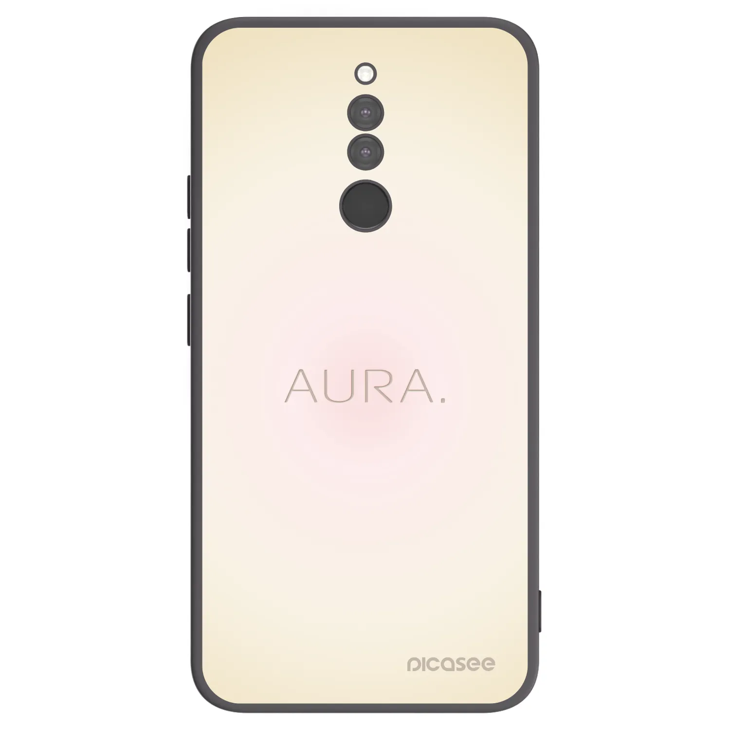 Picasee silikonski črni ovitek za Xiaomi Redmi 8 - Aura