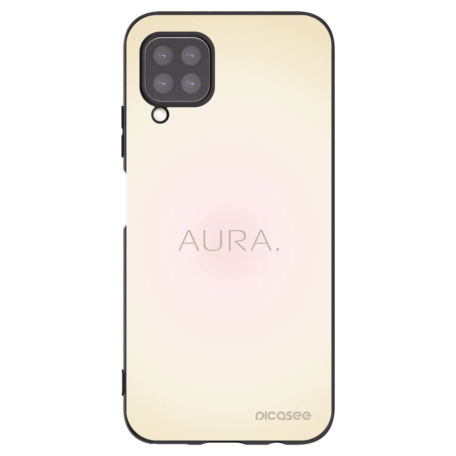 Picasee silikonski črni ovitek za Huawei P40 Lite - Aura