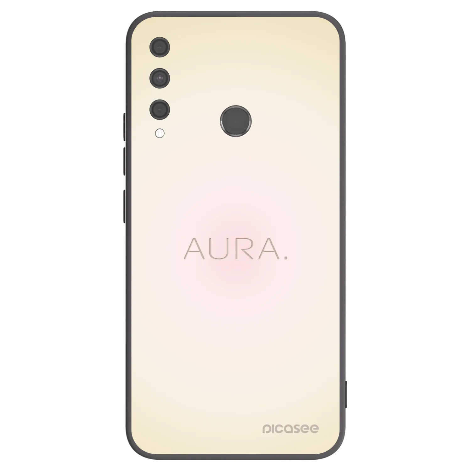 Picasee silikonski črni ovitek za Huawei P40 Lite E - Aura
