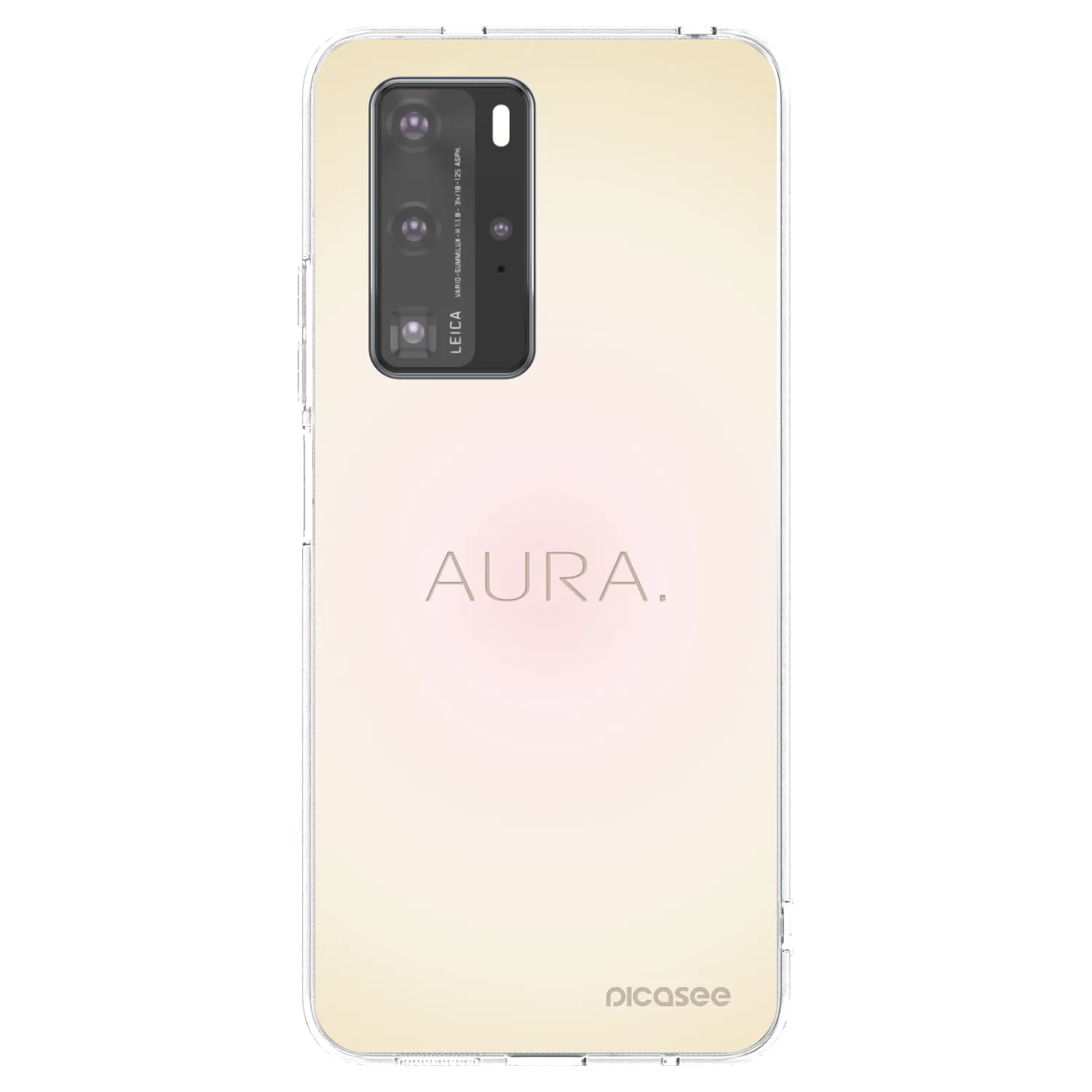 Picasee silikonski prozorni ovitek za Huawei P40 Pro - Aura