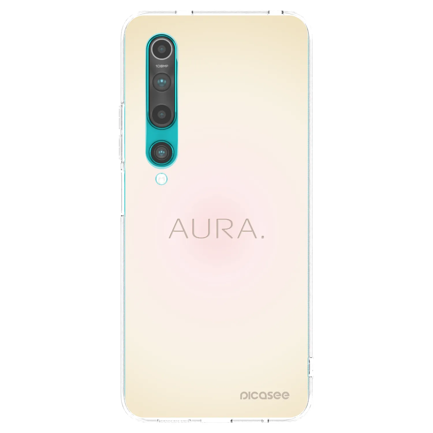 Picasee silikonski prozorni ovitek za Xiaomi Mi 10 - Aura