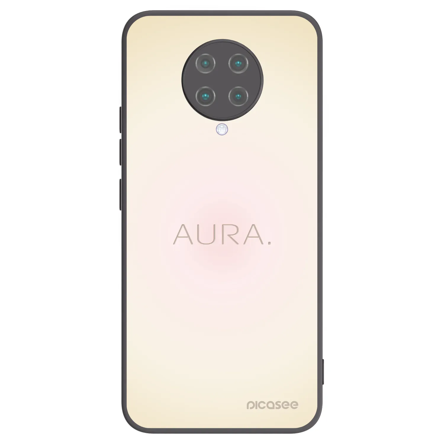 Picasee silikonski črni ovitek za Xiaomi Poco F2 Pro - Aura