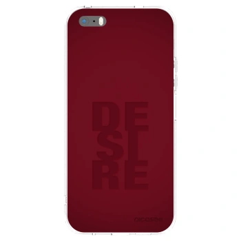 Picasee silikonski prozorni ovitek za Apple iPhone 5/5S/SE - Desire
