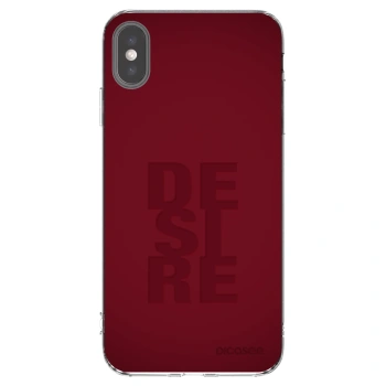 Picasee silikonski prozorni ovitek za Apple iPhone XS Max - Desire