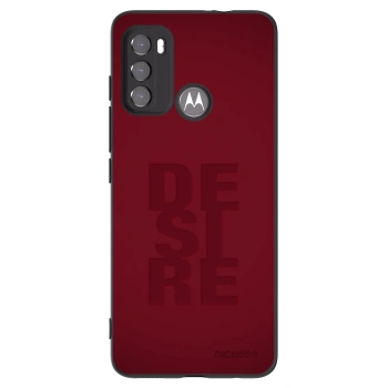 Picasee silikonski črni ovitek za Motorola Moto G60 - Desire