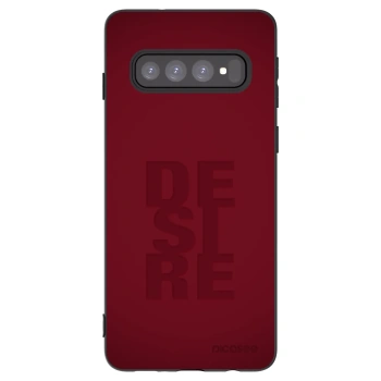 Picasee silikonski črni ovitek za Samsung Galaxy S10 G973 - Desire