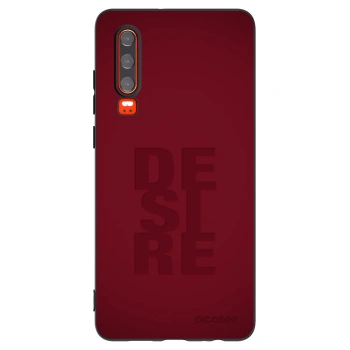 Picasee silikonski črni ovitek za Huawei P30 - Desire